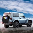 thumbnail image 5 of Lsque Pikmin Pattern Tire Covers - Tough Tire Wheel Protector for Truck, SUV, Trailer, Camper, RV - 14 inch, 5 of 7