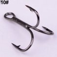 thumbnail image 6 of Opolski 100Pcs High Carbon Steel Treble Hooks 7 Size 2/4/6/8/10/12 Fishhook Tackle, 6 of 8