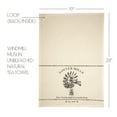 thumbnail image 3 of vhc brands farmhouse housewarming tabletop sawyer mill windmill fabric loop cotton stenciled muslin graphic/print kitchen towel antique creme white, 3 of 5