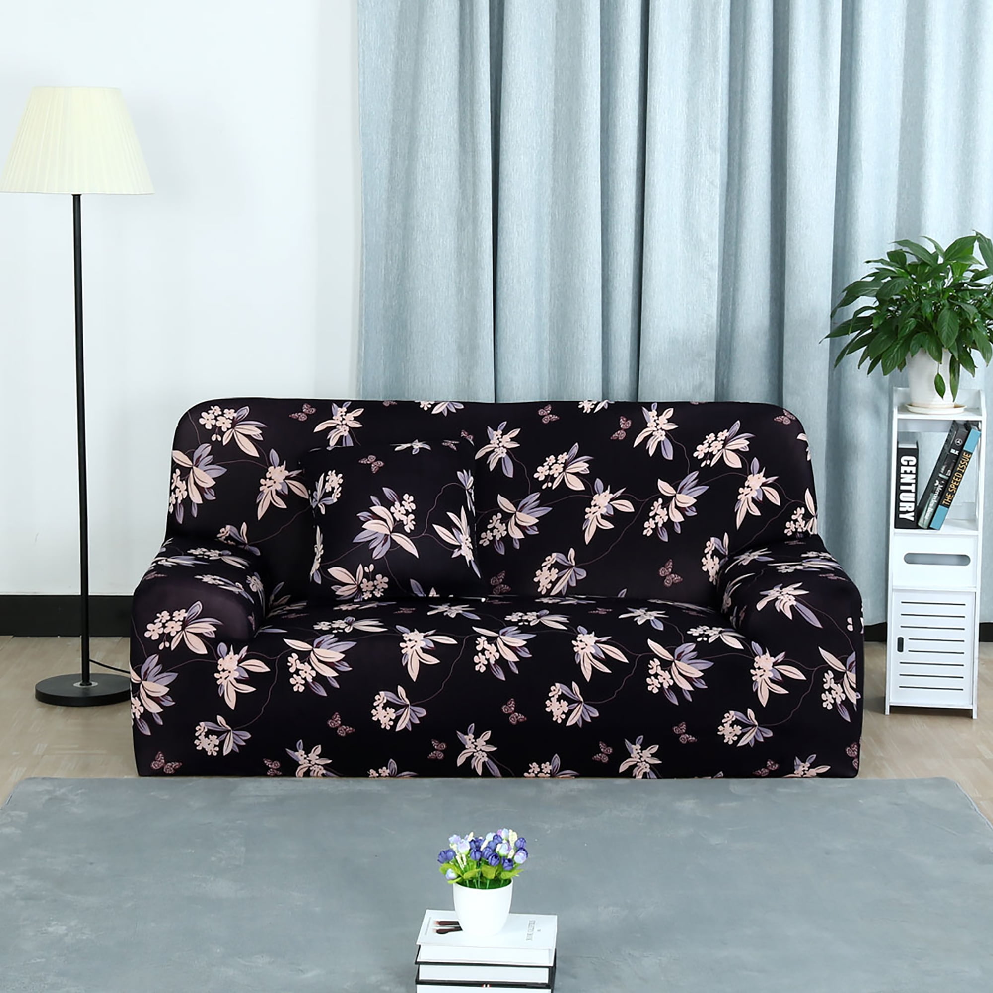 Details about   2020 Rectangle Stretch Elastic Fabric Sofa Cover Sectional Corner Couch Covers 