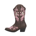 thumbnail image 2 of Roper  Kids Girls Flying Heart Snip Toe    Boots   Mid Calf, 2 of 4
