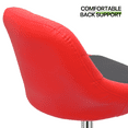 thumbnail image 3 of Magshion Bar Stool with 360-Degree Swivel, Red, Set of 2, 3 of 11