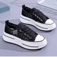 thumbnail image 5 of Women's Fashion Sneakers Platform Lace Up Breathable Mesh Casual Shoes Comfortable Lightweight Walking Shoes For Women, 5 of 9