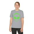 thumbnail image 4 of Alien Face Snapshot Boys and Girls Athletic Fit Teenager Polyester T-Shirt, 4 of 4