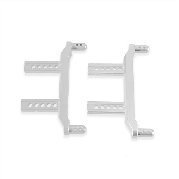 Poste de Montaje de Carrocería Delantera y Trasera de Aleación de Aluminio para SCY 1/16 16101 16102 16103 16101PRO RC Car Upgrade Parts Silver