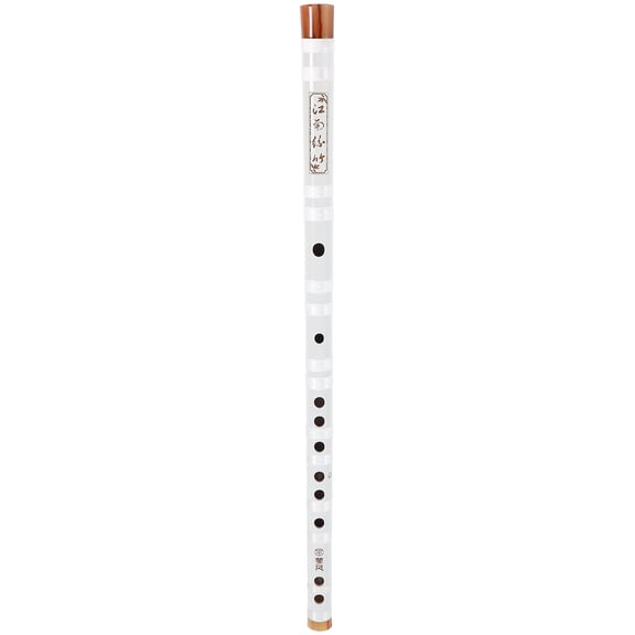 MRLESS Flute for Beginners and Adults, White Woodwind Instrument with Ergonomic Grip, Ideal for Students and Music Enthusiasts
