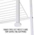 thumbnail image 6 of Honey-Can-Do 6-Shelf Steel Bathroom Storage Shelves, White, Holds up to 10 lb per Shelf, 6 of 7