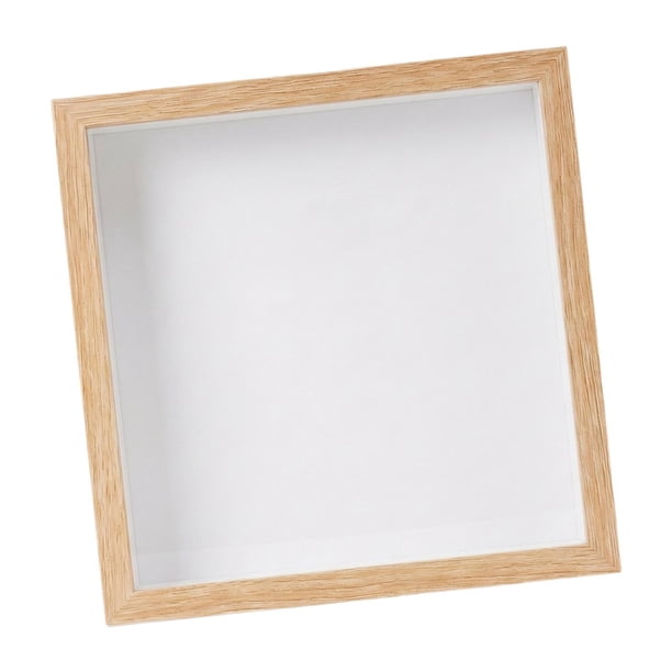 Marco tipo caja de sombra, marco tipo caja profunda con ranura, vitrina para exhibición de películas y eventos deportivos. 25x25cm
