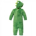 thumbnail image 3 of Hudson Baby Infant Boy Plush Jumpsuits, Dinosaur, 0-3 Months, 3 of 3