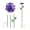 Purple, variant on Ke1Clo Flower Shape Metal Garden Stake Water Feeder, Rust-Proof Outdoor Bird Bath, Safe Shallow Drinking Bowl for Butterfly Bee Small Animal in Yard Patio, Pink