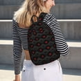 thumbnail image 5 of Saiise Sac à Dos pour Ordinateur Portable Imprimé Poker Rouge - Bretelles Réglables, Résistant à l'Eau, Grande Capacité, Design Élégant, Unisexe pour École, Bureau, Voyage-Moyen, 5 of 5