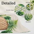 thumbnail image 2 of Spring Leaves Pillow Covers, Linen Long Throw Pillow Case, Pastoral Garden Botanical Rustic Burlap Holiday Pillow Protector Decorative Cushion Cover for Living Room/Bedroom 12" x 20", 2 of 8