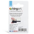 thumbnail image 5 of (3 pack) KINGART 2-Hole Pencil Sharpener, Durable Plastic Manual Sharpener for School & Art, 5 of 9