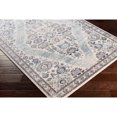 thumbnail image 3 of Ankara Blue/Cream 6'7" x 9' Traditional Rectangle Area Rug, 3 of 3