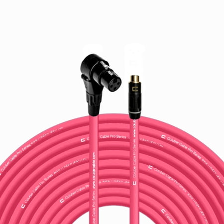 Coluber Cable Right Angle XLR Female - RCA Female 3-Pin Microphone Connector