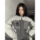 thumbnail image 1 of , chaqueta de béisbol Vintage para mujer con cremallera, estética de los años 2000, ropa de calle de moda coreana de gran tamaño, cazadora, abrigos para mujer, 1 of 5
