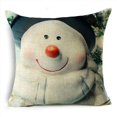 thumbnail image 1 of Merry Xmas Throw Pillow Covers 40/45/50cm Christmas Tree Snowman Ornament Balls Throw Pillowcase for Sofa Couch Home Decor, 1 of 4