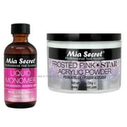 Mia Secret Monomer 2 oz + STAR FROSTED PINK 2 oz