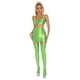 thumbnail image 5 of Trajes de baile en barra para fiesta Rave brillantes para mujer, Top corto con espalda cruzada, falda con cintura elástica y 1 par de medias altas hasta el muslo, 5 of 5
