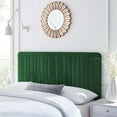 thumbnail image 5 of Modway Milenna Channel Tufted Performance Velvet Full/Queen Headboard in Emerald, 5 of 10