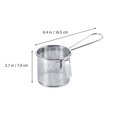 thumbnail image 6 of Yuangui Mesh Strainer Basket Stainless Steel Noodle Pasta Colander Fine Handle Spide Ladle Spoon Filter Cooking Pot Hot Forsieve, 6 of 10