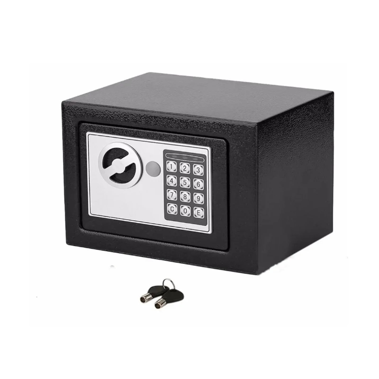 Digital Safe Box Mini Steel Safes Money Bank Small Household Password Key Safety Security Box Keep Cash Jewelry Document ,Maximum Protection
