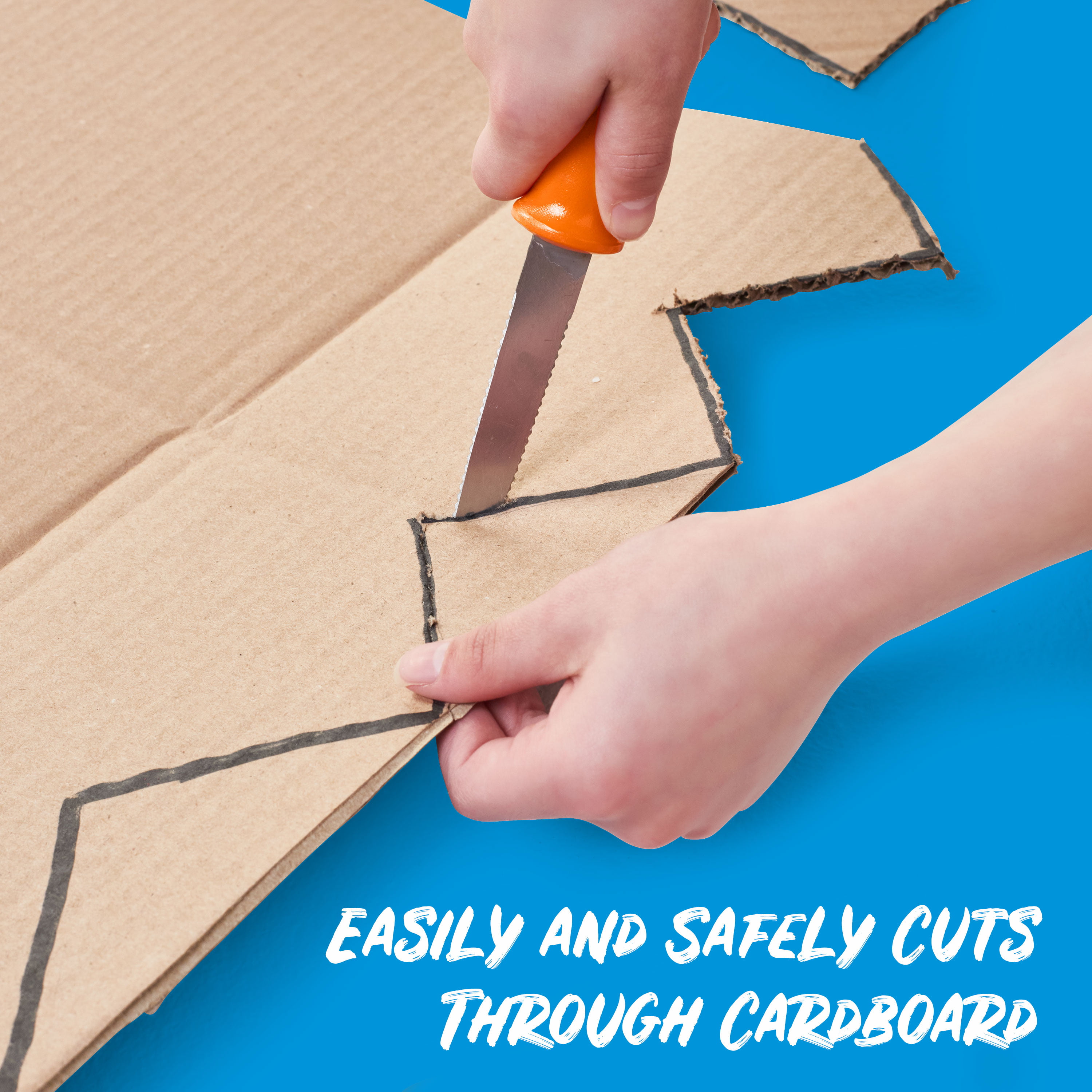 Elmer's Build It Tools, Kid-Safe Cardboard Cutting Tool, Ages 6+ 
