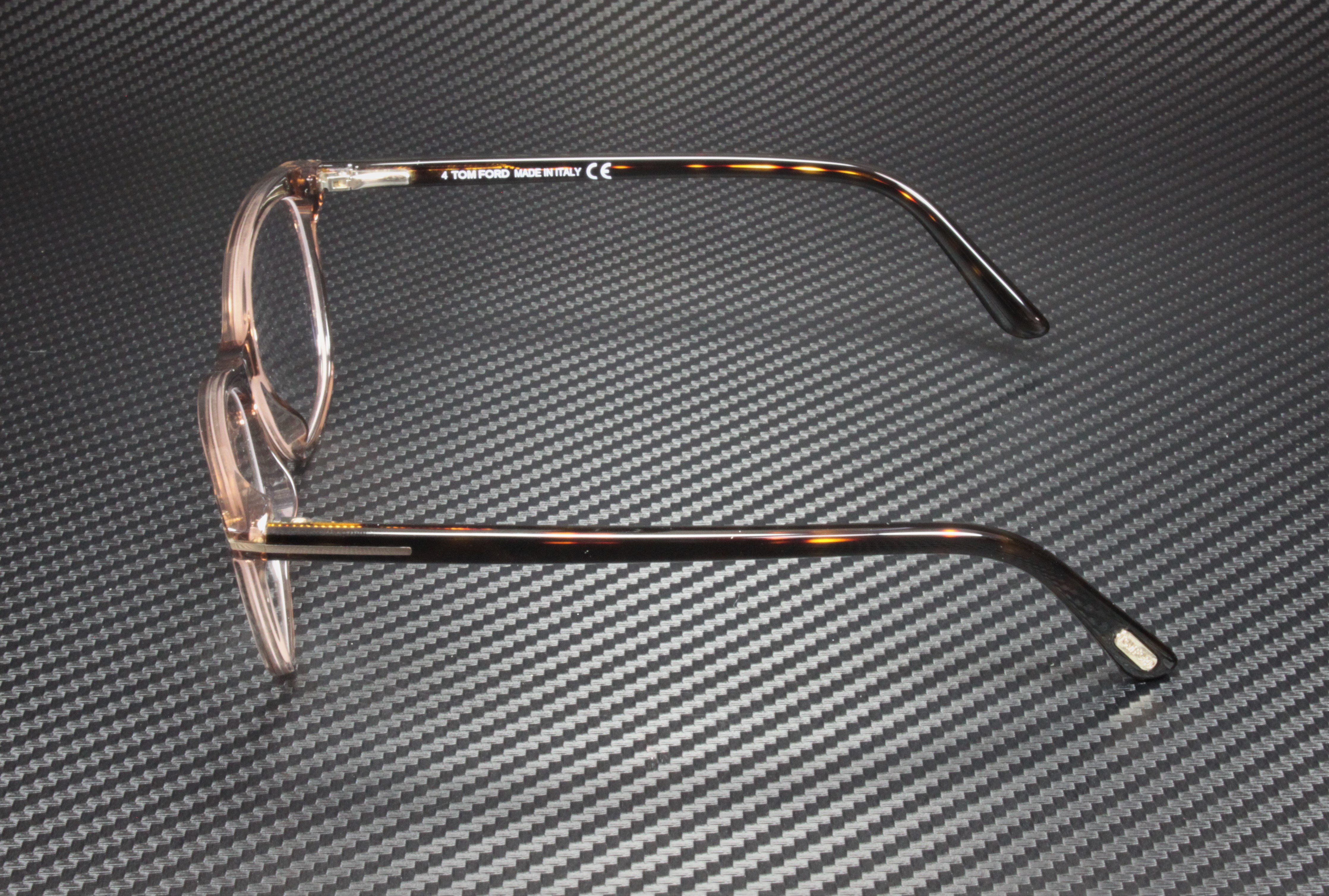 Tom Ford FT5636 045 Brown Clear   /  Clear  Len 52mm Eyeglasses TF5636-B Tom Ford® FT5636-B main image 4