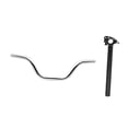 thumbnail image 3 of DYNWAVECA Folding Bike Handlebar Accessories Practical Replacement Professional Easy to Install Premium Biking Component Aluminum Alloy Silver, 3 of 10