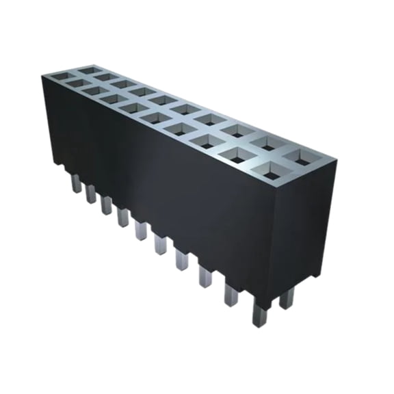 SQT-125-01-L-D Headers Wire Housings Cost Effective Rugged PCB Sockets, 2.00mm pitch