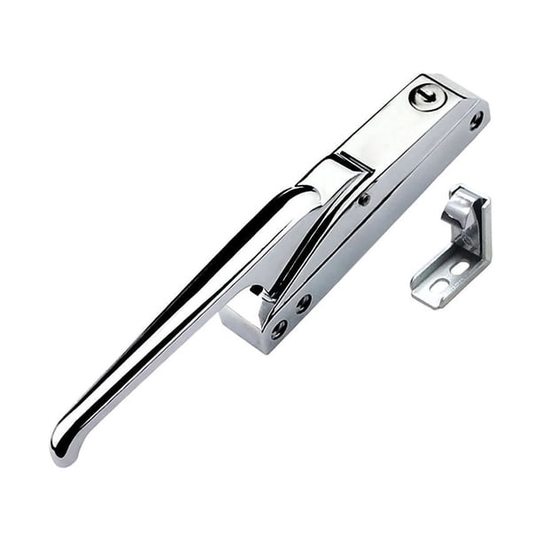 Billuyoard Tirador de puerta de nevera de aleación de Zinc, portátil, brillante, Universal, modificado, para el hogar, cocina, restaurante, Decoración del hogar Tipo 2 con llave