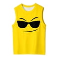 thumbnail image 2 of WOYY Summer Boys Cartoon Tank Top Kids Breathable O-Neck Sleeveless Shirt, Sizes 2-11, 2 of 5