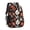 Football and Basketball-1, variant on Football and Hockeyball White Pattern Cute School Backpack Bag with Padded Back and Adjustable Shoulder Straps 16.9 X 12.6 X 5.9 Inches