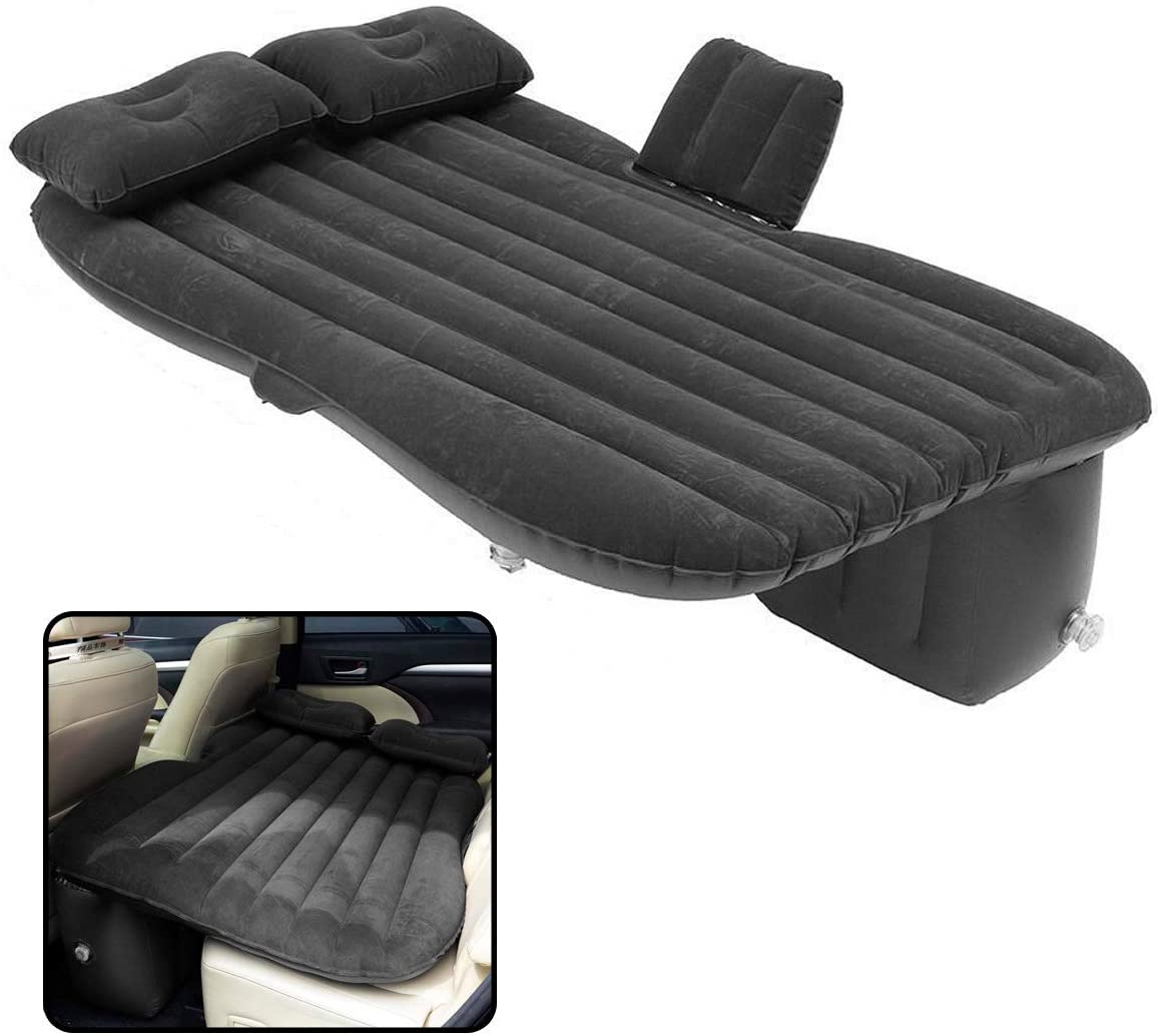 black inflatable car mattress