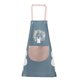 thumbnail image 1 of Delantal Bolsillo PVC Babero ajustable Sin mangas Delantal de cocina para el hogar Accesorio de cocina, Tipo 1, Azul Sweethay HA003449-01, 1 of 6