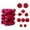Style B, variant on Velvet Christmas Ornaments Set, 35PCS Flocked Shatterproof Assorted Hanging Xmas Tree Ball Decorations, for Home Party Holiday Decor