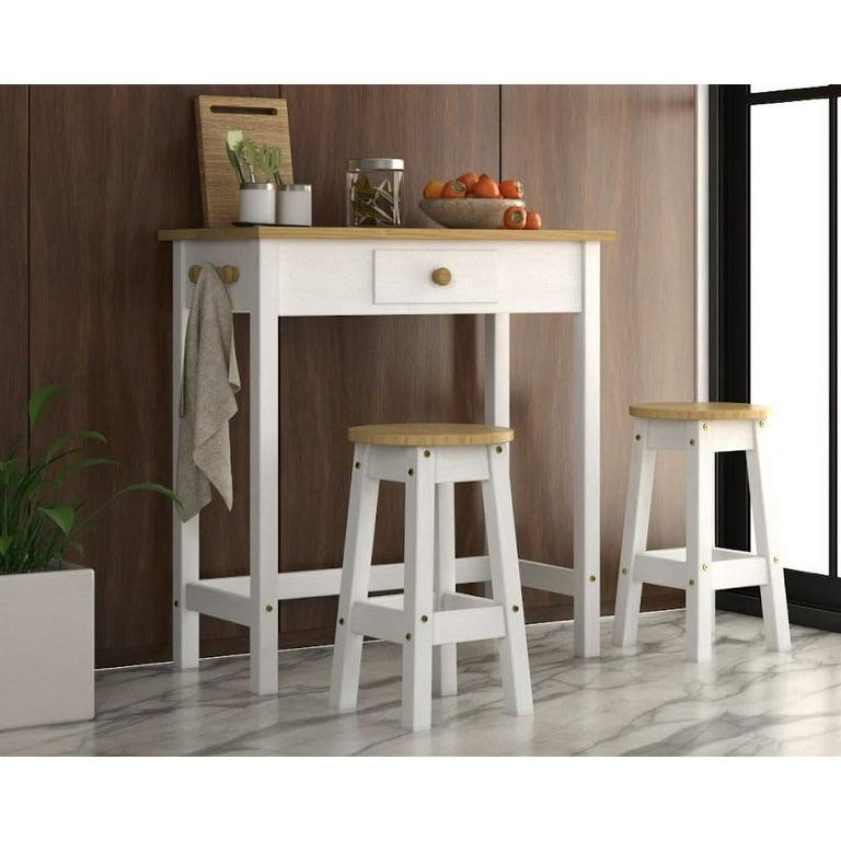 White breakfast bar and stools new arrivals