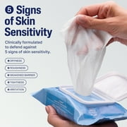 Cetaphil Gentle Skin Travel Size Facial Cleansing Cloth Wipes for Face and Body, Fragrance Free, 10 ct