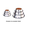 thumbnail image 5 of Heavy Duty Dog Dish Bulk Packs Mirror Finish Non Slip No Tip or Skid Wide Edge (64 Ounce - 25 Dishes), 5 of 9