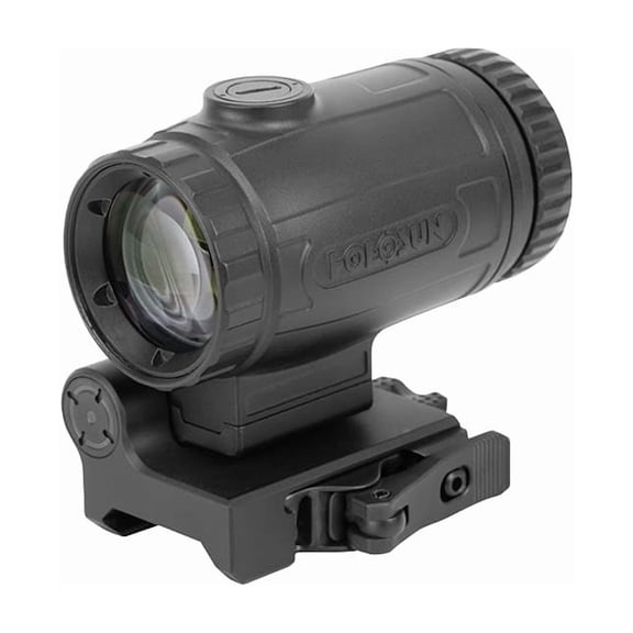 Holosun 3X Aluminum Magnifier, Ambidextrous Flip-to-Side, QD Mount, Absolute & Lower 1/3 Co-witness, IP67 (HM3X-MICRO)