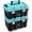 Blue, variant on Auto Dynasty 17-Inch Tool Box Organizer Toolboxes Storage with Removable Tray and Portable Handle for Garage Workshop Home Office Car Trunk, Black