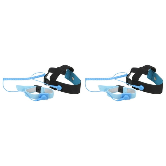 2pcs ESD Anti Static Foot Heel Straps Anti Static Wrist Strap 8" for Protecting Electronics Against Electric Shock
