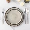 thumbnail image 4 of AmorArc Ceramic Dinner Plates Set of 2, 10.5 Inch Large Stoneware Plates for Kitchen, Microwave& Dishwasher Safe, Scratch Resistant-Green Wheat, 4 of 4