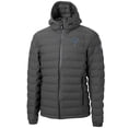 thumbnail image 2 of Men's Cutter & Buck Gray Tulsa Drillers Mission Ridge Repreve Eco Insulated Full-Zip Puffer Jacket, 2 of 3