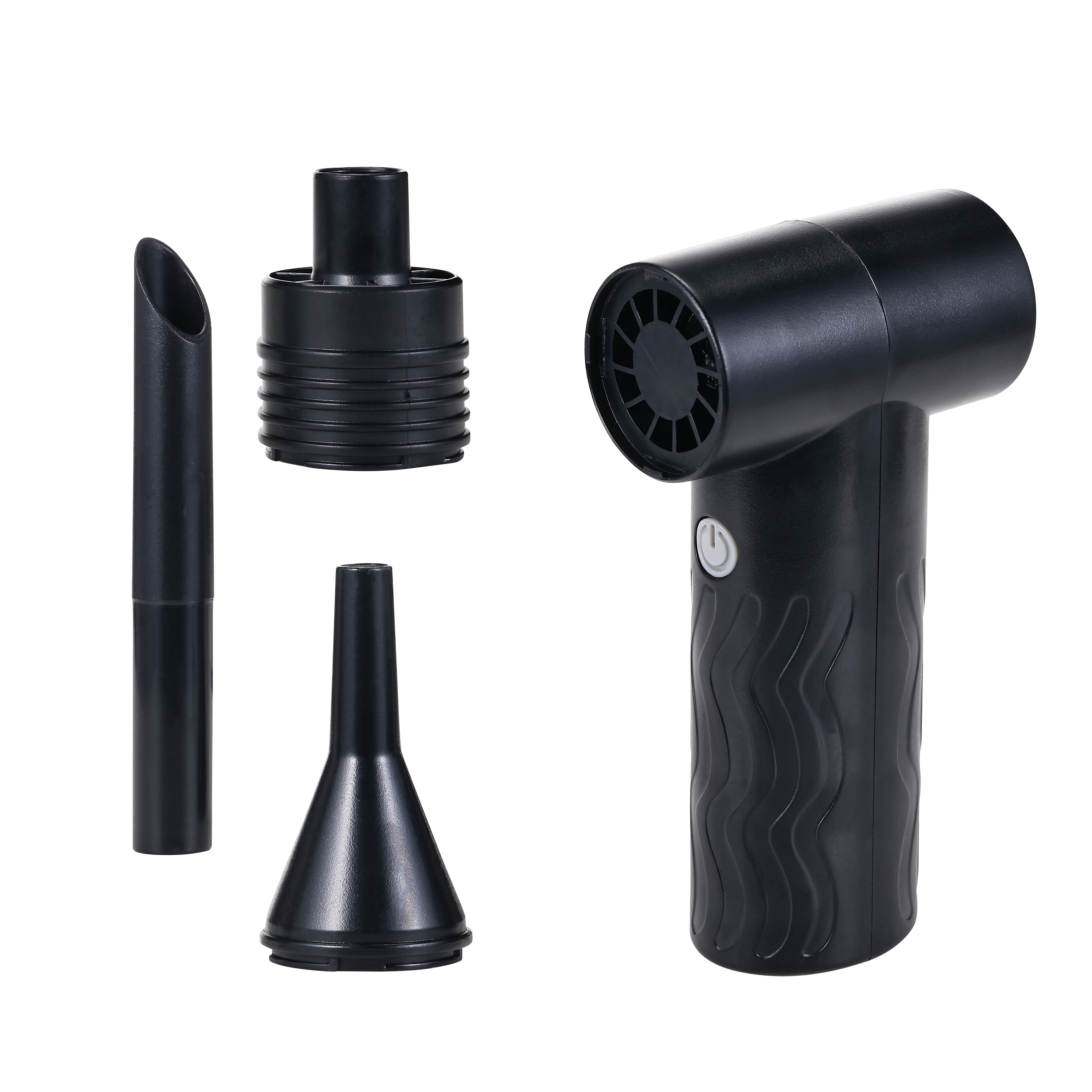 onn Rechargeable Air Duster with Multiple Nozzles and Carrying Bag