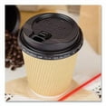 thumbnail image 4 of Ripple Hot Cups, 10 oz, Paper, Kraft/White, 500/Carton | Bundle of 5, 4 of 5