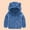 Blue, variant on Lilgiuy Toddler Girls Boys Winter Fleece Jacket Solid Color Cute Bear Ears Hoodie Sweater Zip Up Warm Thick Coat Jacket Coffee