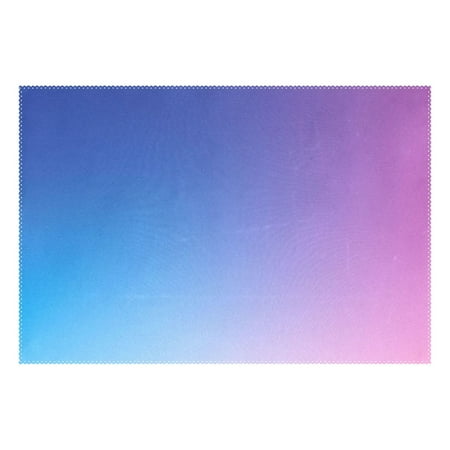 

Ryvnso 1 Piece Placemats Blue Gradient-z1 Dining Mats Heat-Resistant Non-Slip Washable Table Mat