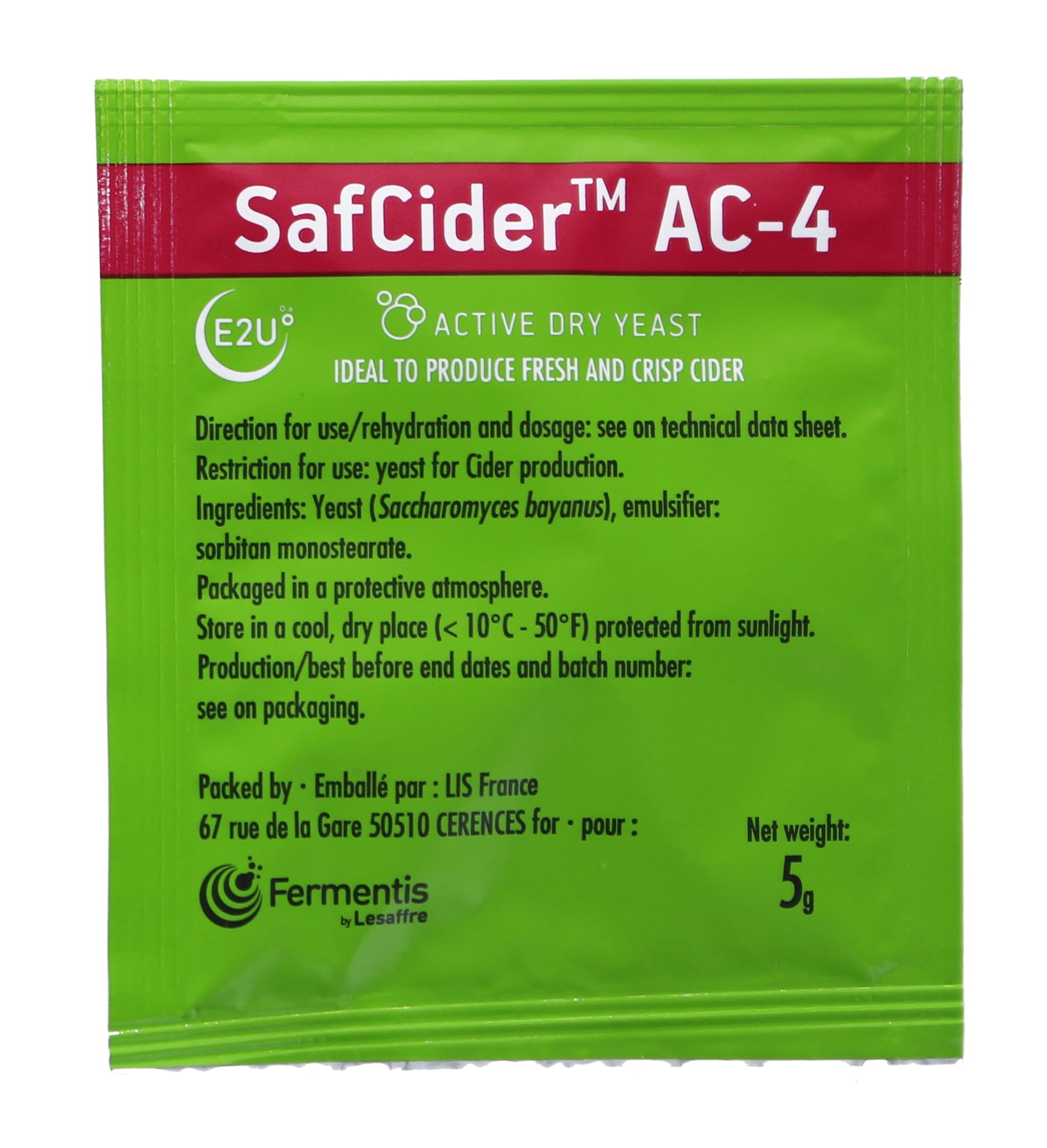 Lalvin RC 212 Yeast - Perfect For Red Wine Making, Especially Pinot Noir - 2 Pack, 5g Each