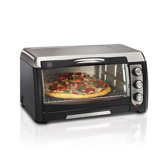 Four Grille-Pain 6 Tranches 12 Pizzas Noir